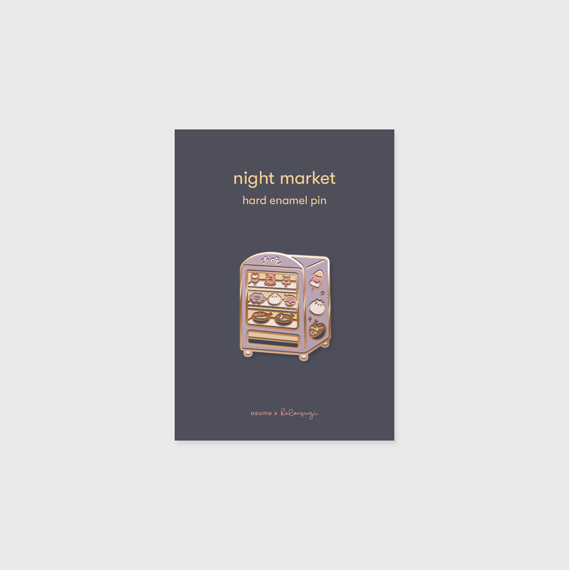night market enamel pin – osume